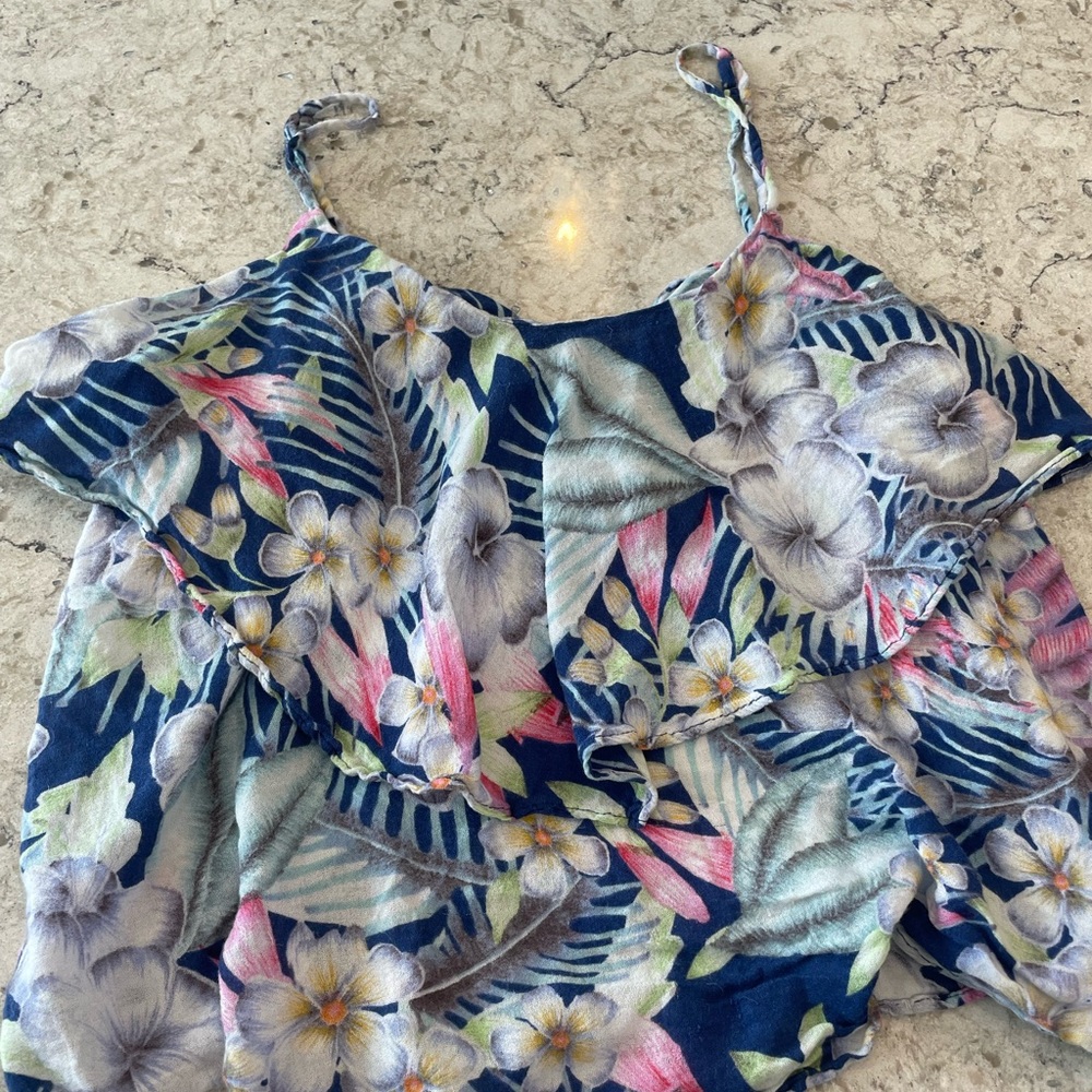 Floral tank top